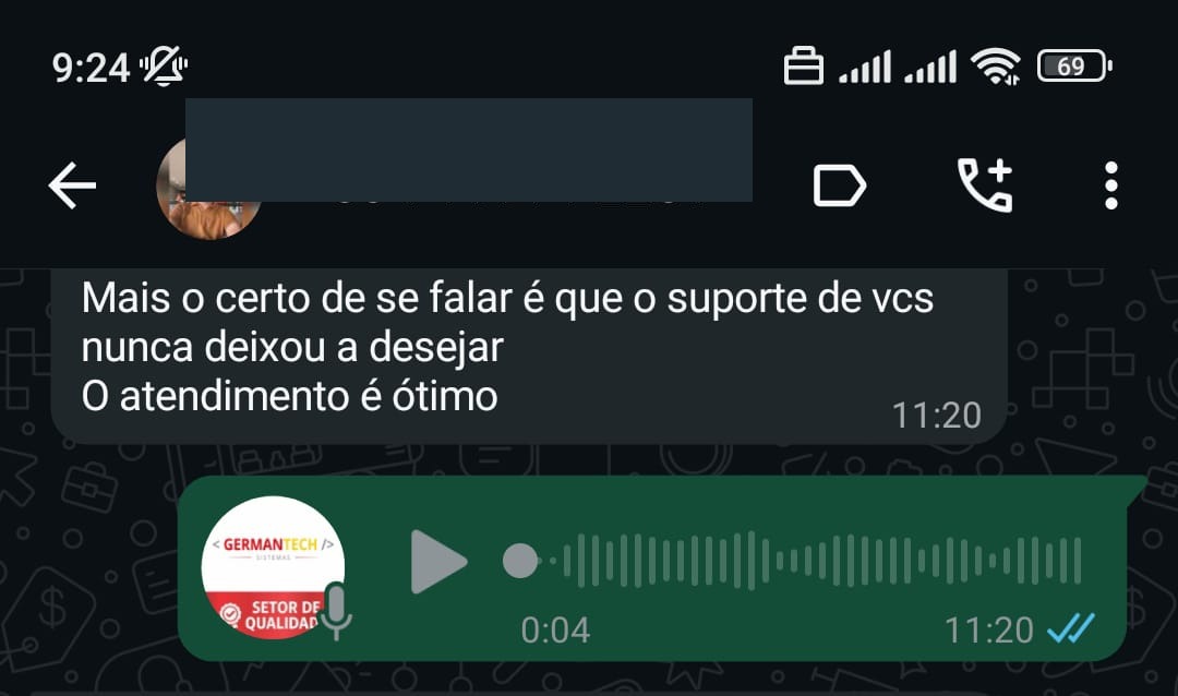 Cliente recomendando o sistema